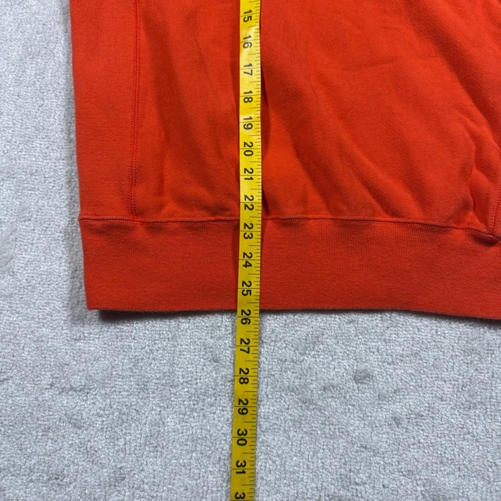Champion Sweatshirt Mens Small Orange Reverse Weave GF569 MXK Pullover Crewneck